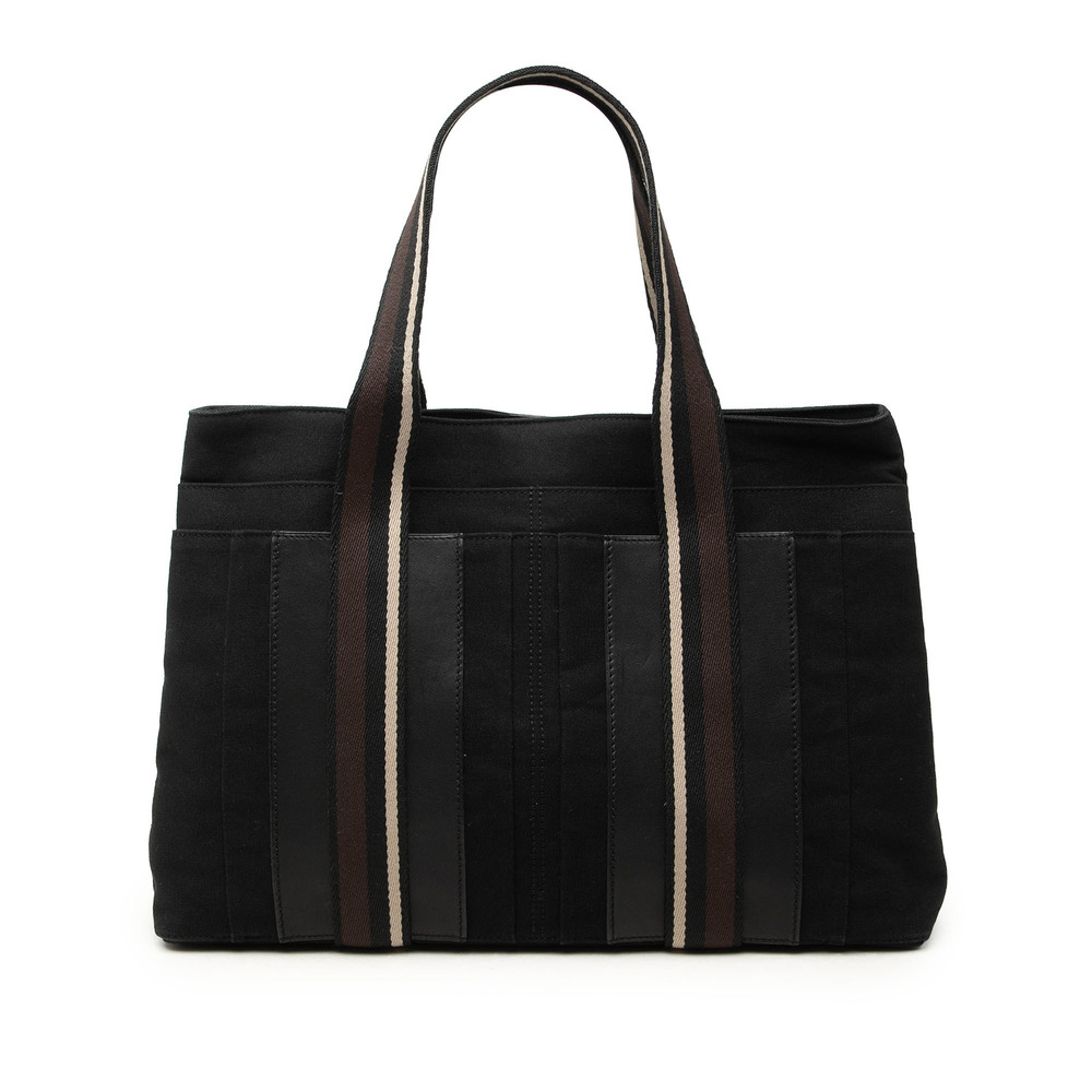 Pre-Loved Hermes Canvas Sac Troca Horizontal MM